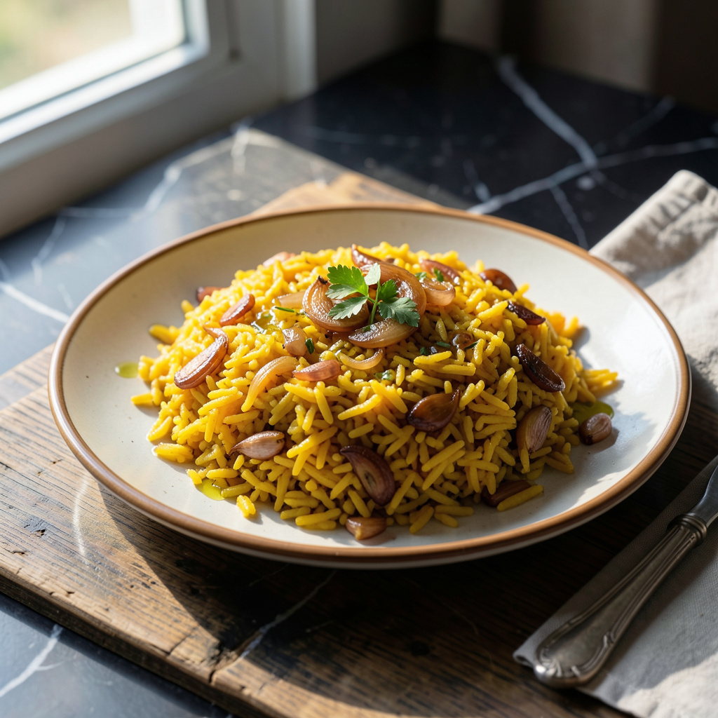 Arabic Yellow Rice Recipe: Vibrant Flavor in Minutes