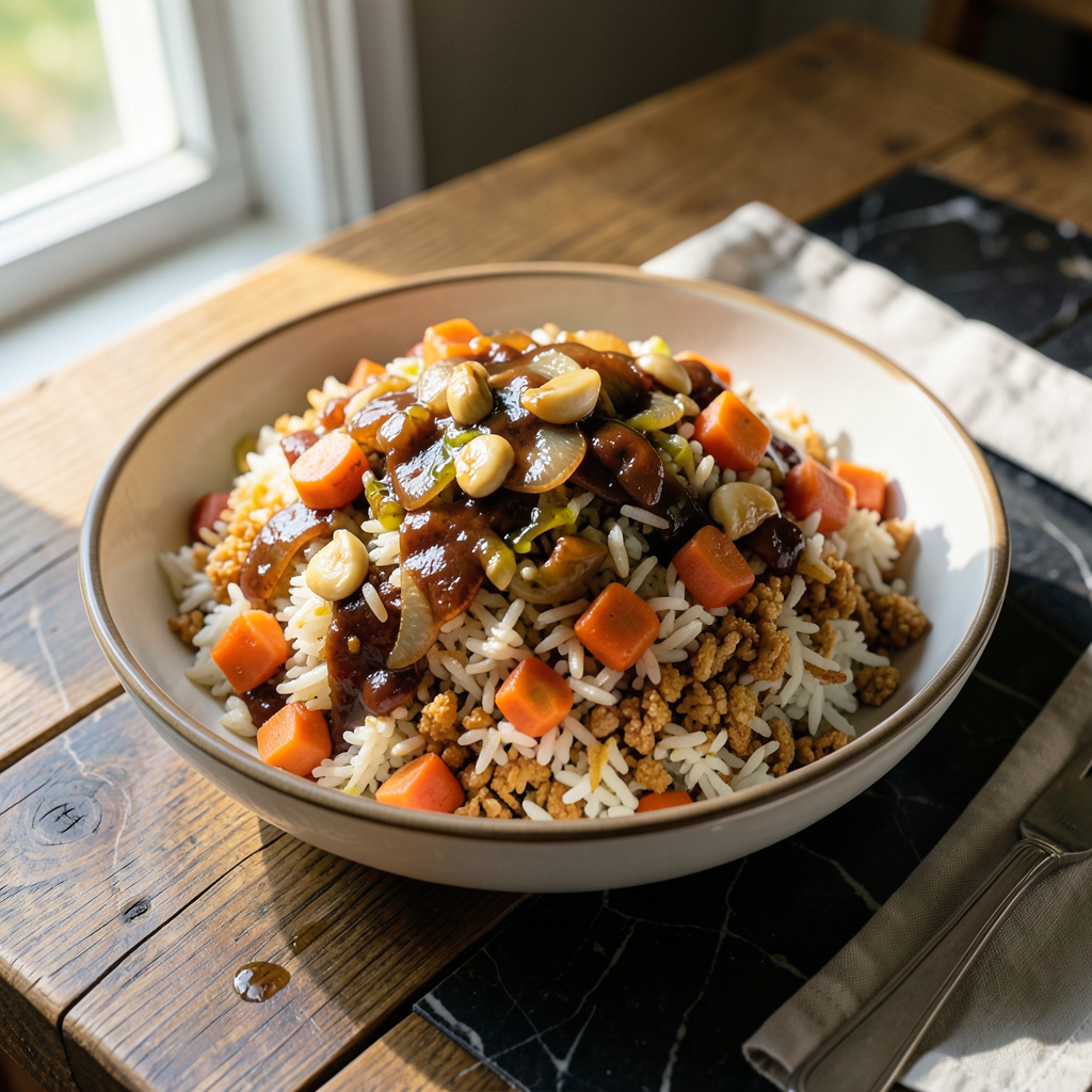 BBQ Fried Rice Recipe: Smoky Flavor in Every Bite - Chicken & Rice Recipes
