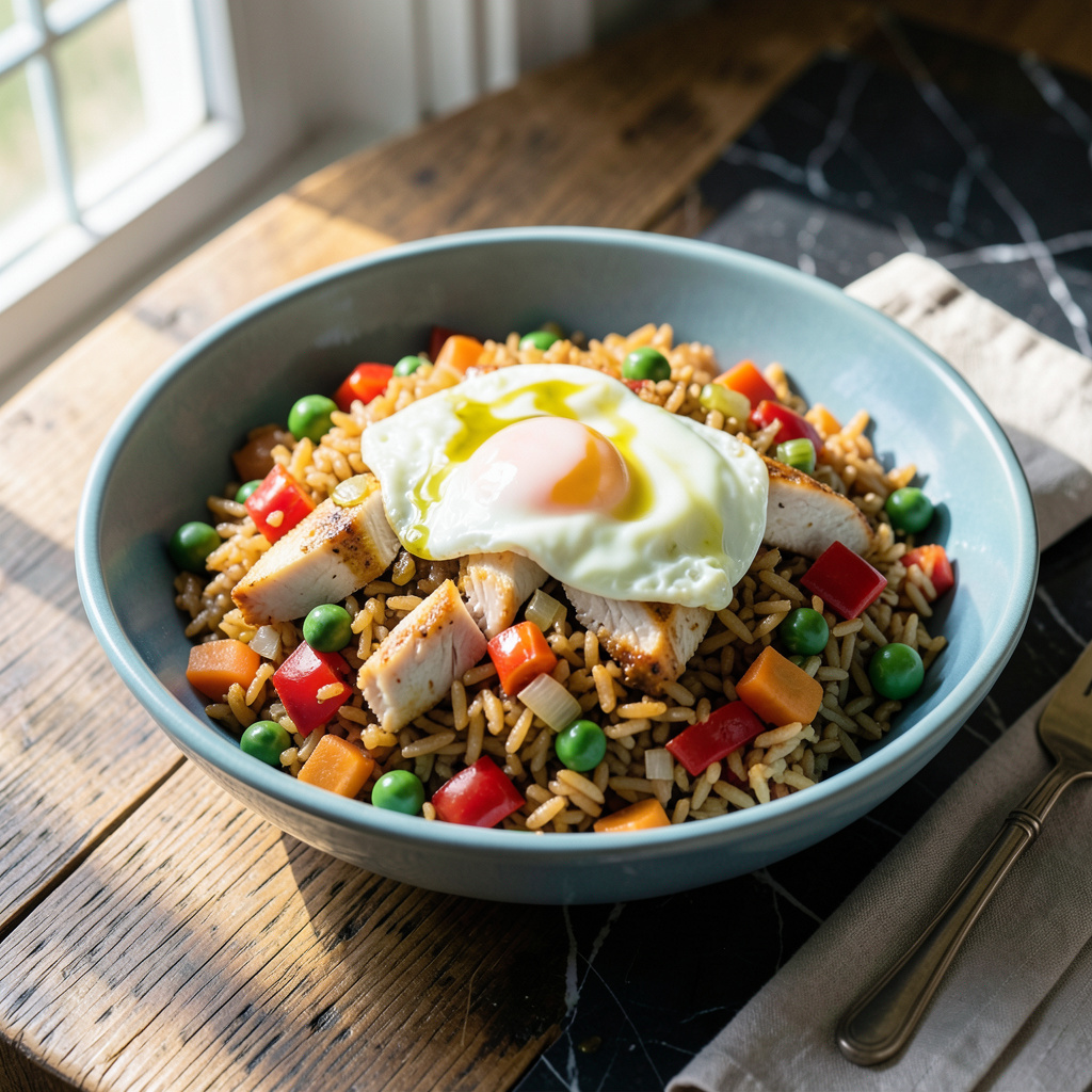 Visual Fried Rice Fried Rice Recipe Healthy: Nutritious Twist on a Classic Dish - Chicken ...