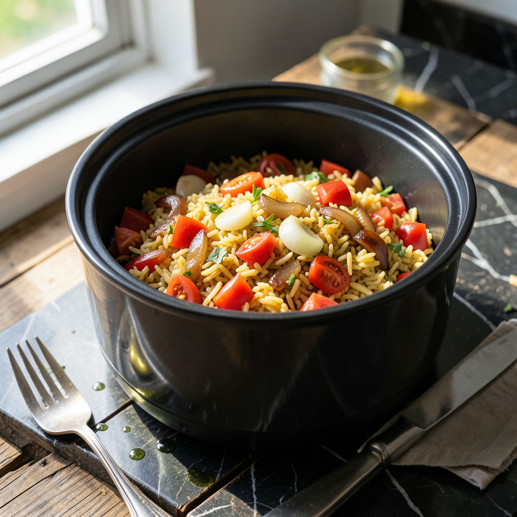 Spanish Rice in Rice Cooker Recipe: Foolproof Side Dish Success ...