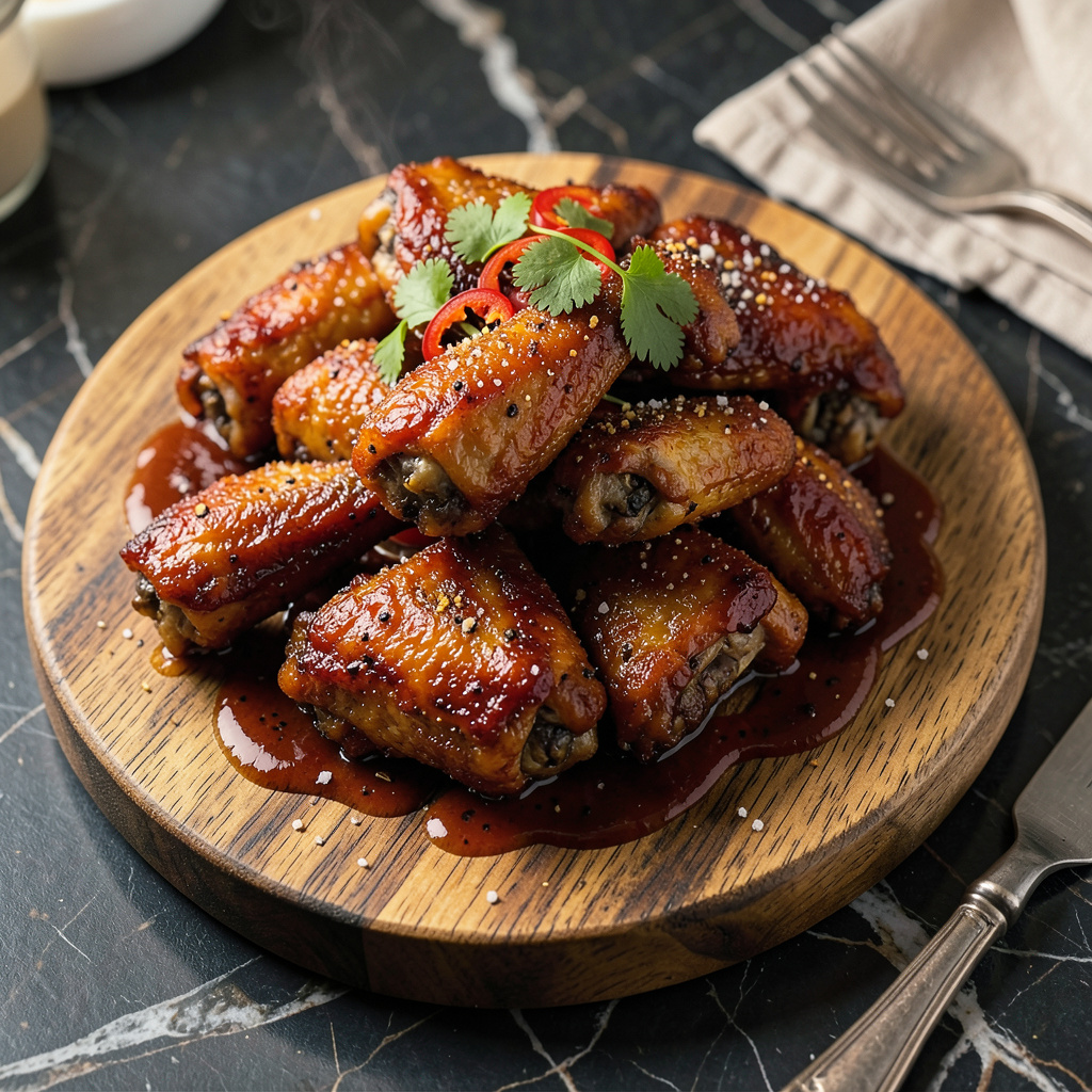 Chicken Wing Reference Crispy BBQ Chicken Wings Recipe Oven: Fall-Off-the-Bone Tender With ...
