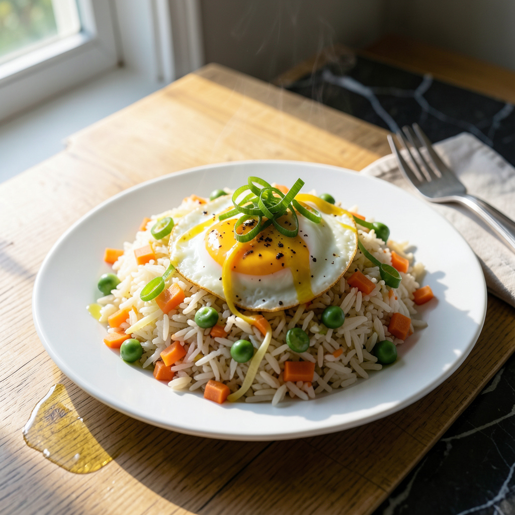 Visual Fried Rice Rice for Fried Rice Recipe: Day-Old Grains for Perfect Wok Toss