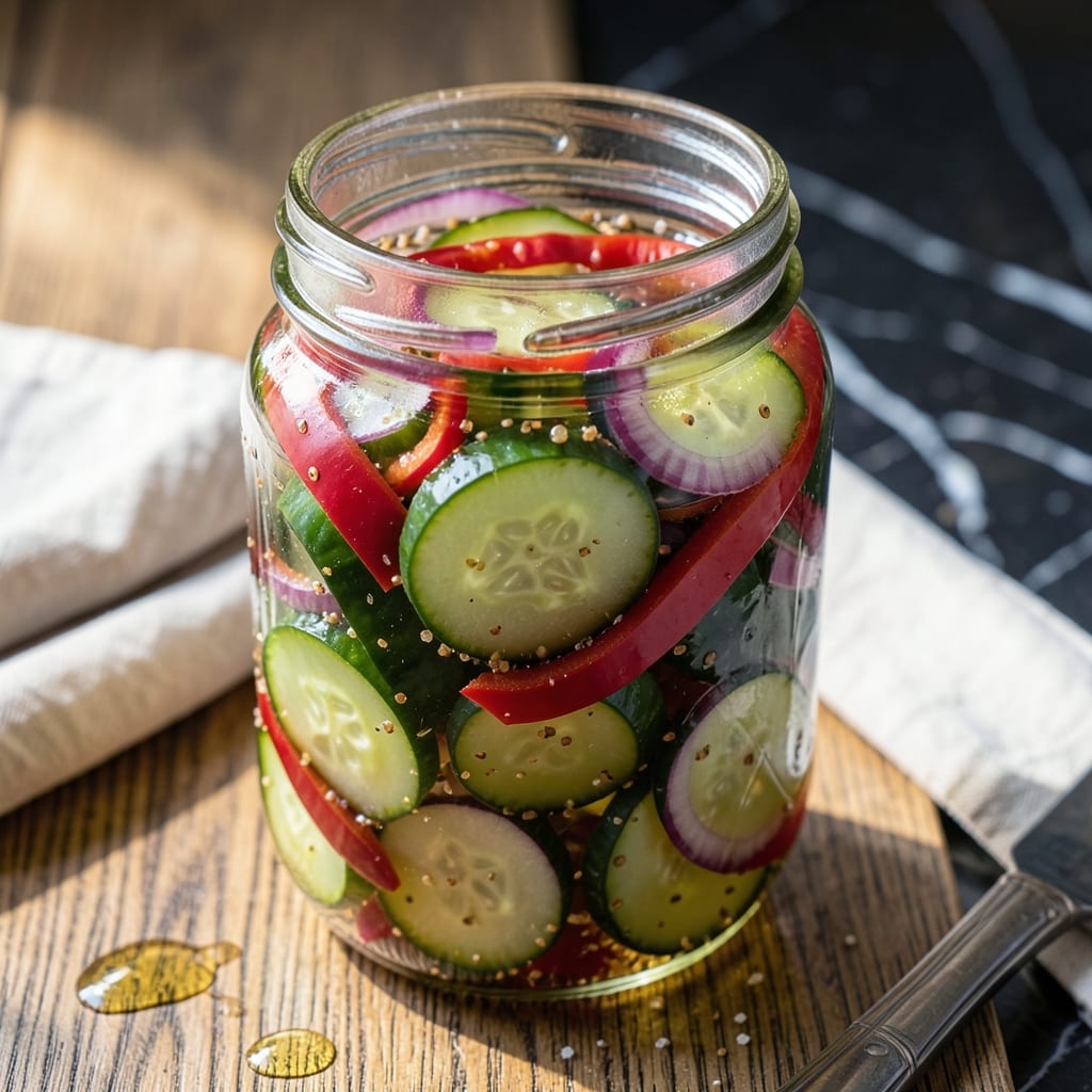 Magic Lamb Rice Pickle Recipe Rice Vinegar: Quick Refrigerator Pickles With Tangy Bite